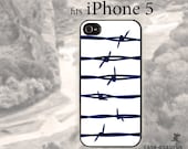 iPhone 5 Case - Barbed Wire - Patterned iPhone Case