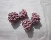 Crochet Bow Clips