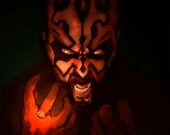 Star Wars - Green Lantern crossover portait collection - Darth Maul