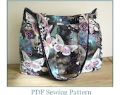 INSTANT DOWNLOAD Sewing Pattern Tote Bag with Gusset - PN102 Bernadette Shoulder Bag