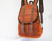 Small Ethnic Backpack HMONG Hand Stitched Gypsy style