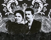 The Lovers 4x6 tarot card fine art print matted to 5x7