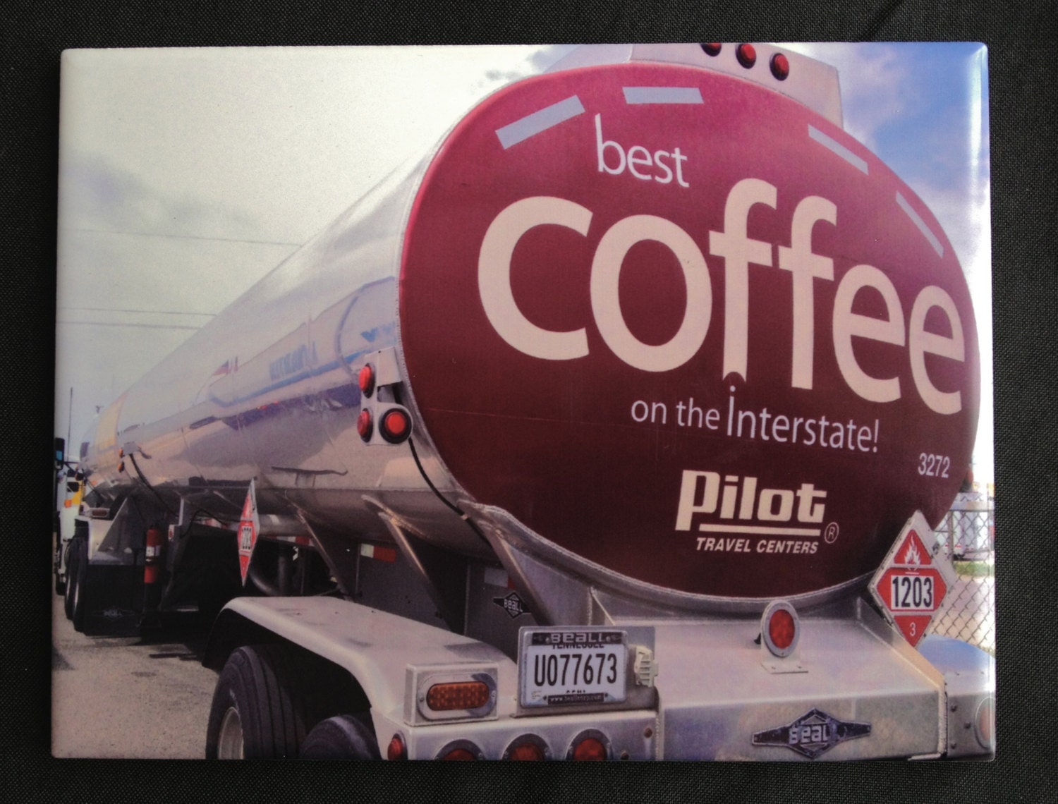Fill 'Er Up - 5x7 Decorative Art Tile