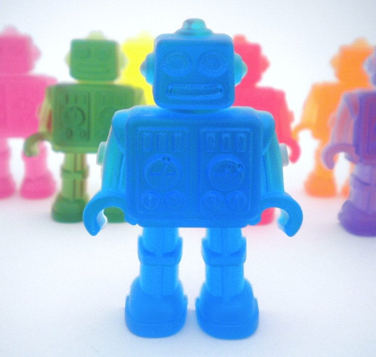 Soap - Robot Novelty Kids Soap - Set of 3