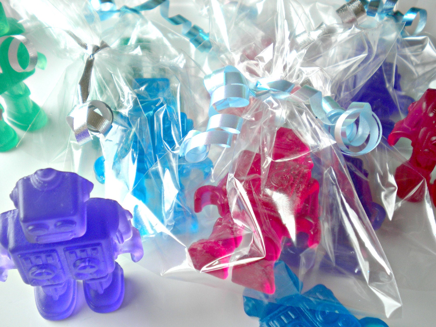 Soap Party Favors - Robot Novelty Soap - Set of 20