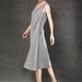 linen dresses for summer in Grey