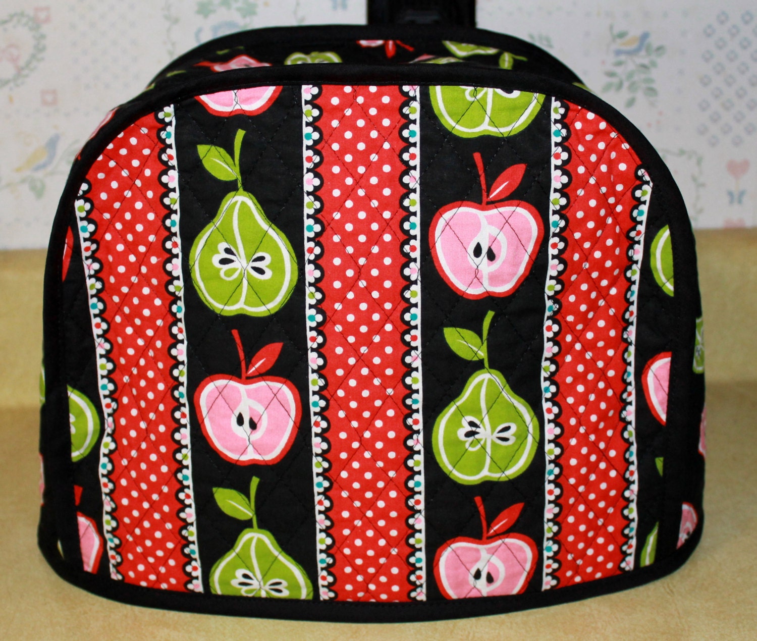Toaster Cover - 2-Slice Toaster Cover - Kitchen Accessory Cover - Apples and Pears Toaster Cover
