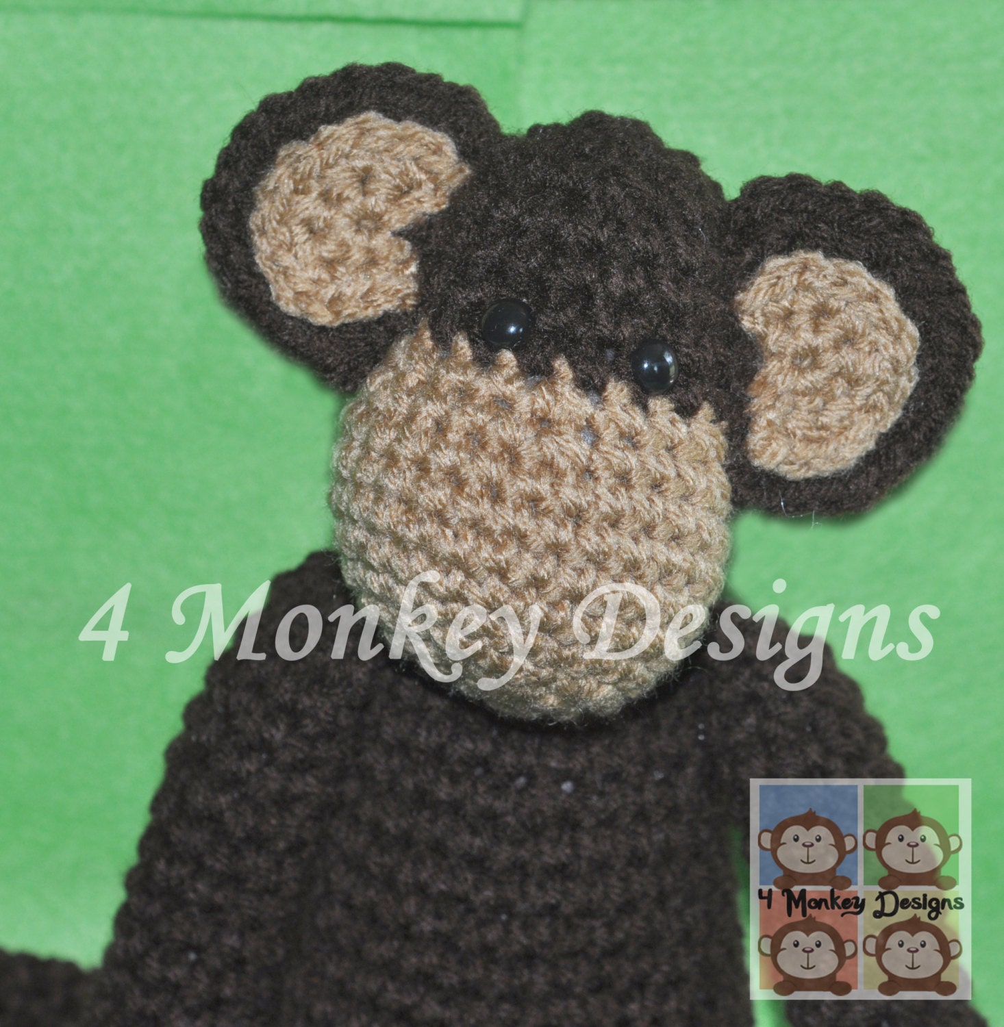 Marty Monkey crochet pattern