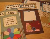 Three Daisy Girl Scout  12 x12 Page Layouts Premade
