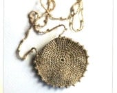 The Solar Eclipse Pendant Sachet - Golden Handmade Souvenir