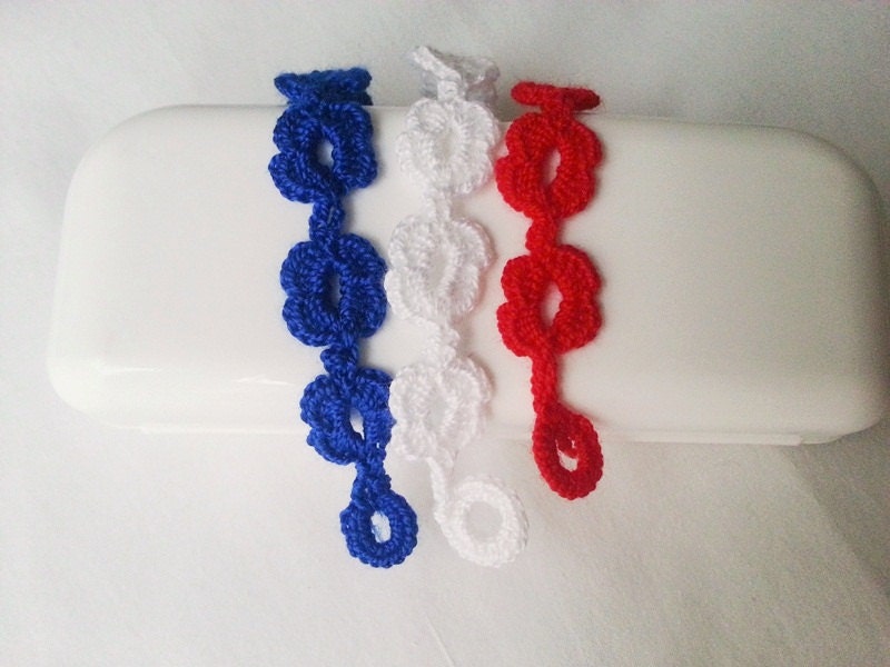 Luck  Bracelet, Crochet Bracelet,invited to present , Bangle, Crocheted Bracelets,yellow green orange,blue white red