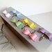 Pastel Wool Felt Bow Clips Set - Easter Spring Pastel Colors for Baby Girl Hair Accessory