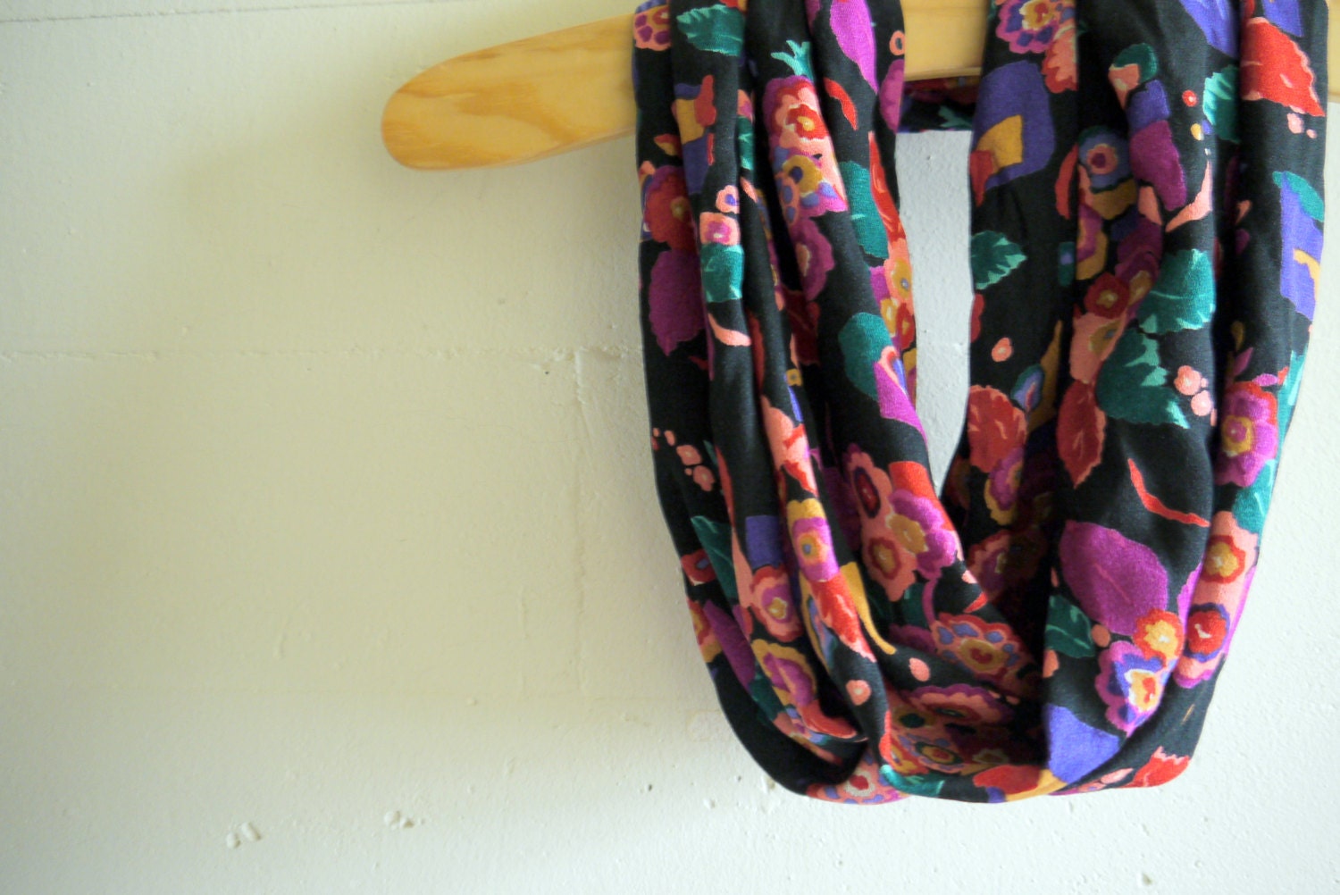 Infinity Scarf Circle Scarf - Jewel Toned