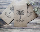 150 Customized Eco Friendly Let Love Grow Wedding Seed Favors