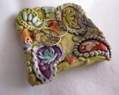 Paisley pattern ring dish