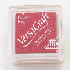 Poppy Red (VKS-114) Tsukineko VersaCraft Ink All Purpose Ink