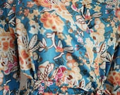 2 CUSTOM robes. Full length kimono robes or wedding dressing gowns. Long womens lounge robe, bridal robe or wedding robe. Gift for her.