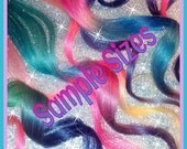 ONE PIECE / 1.5 Inches Wide / 12 Inches Long / Sample Size / Accent Pieces / Real Human Remy Hair Extensions / Clip In