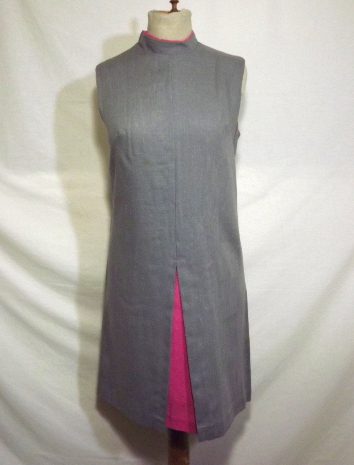 VTG 1960's Grey and P...