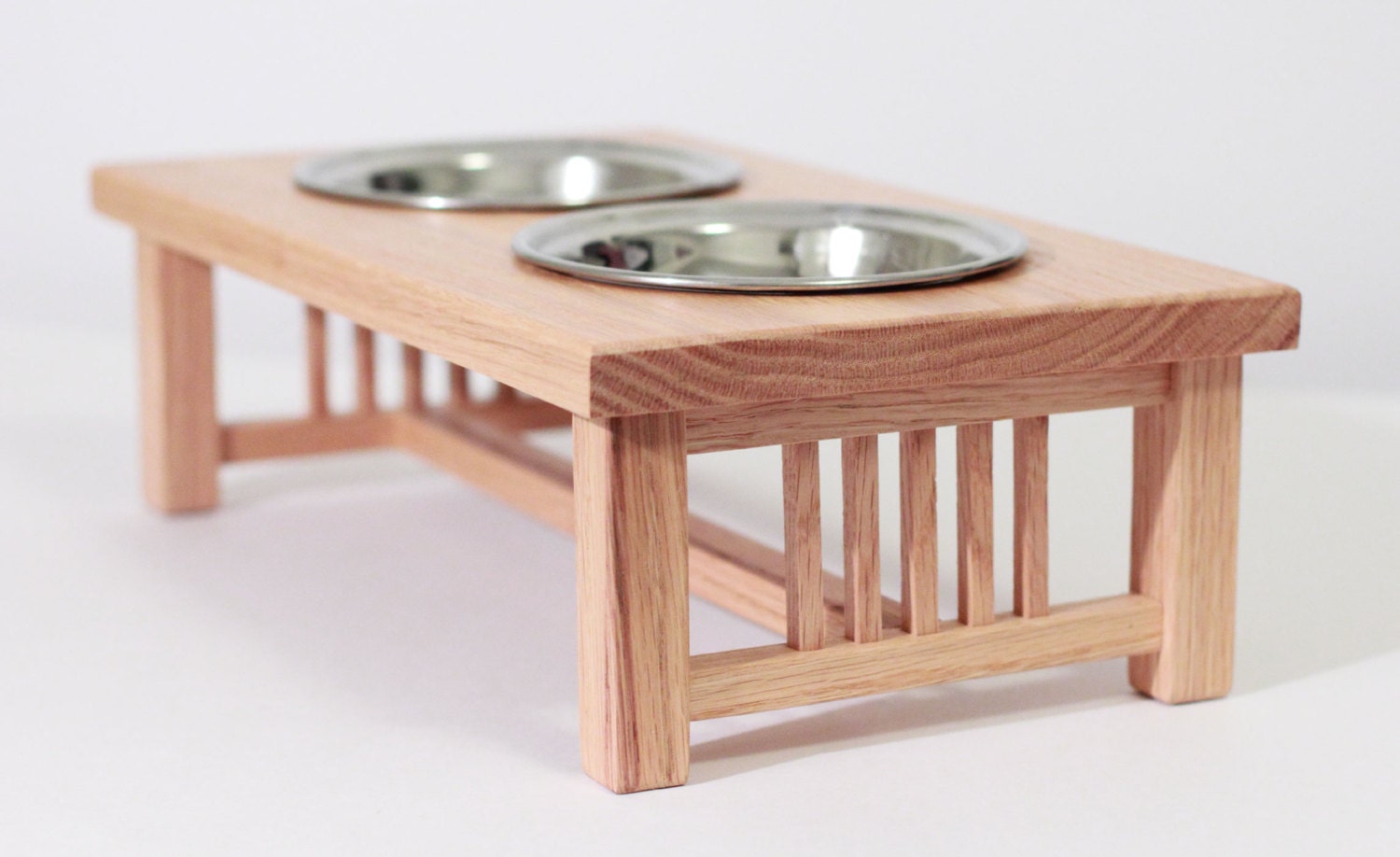 Mission Style Pet Feeder, Dog, Cat