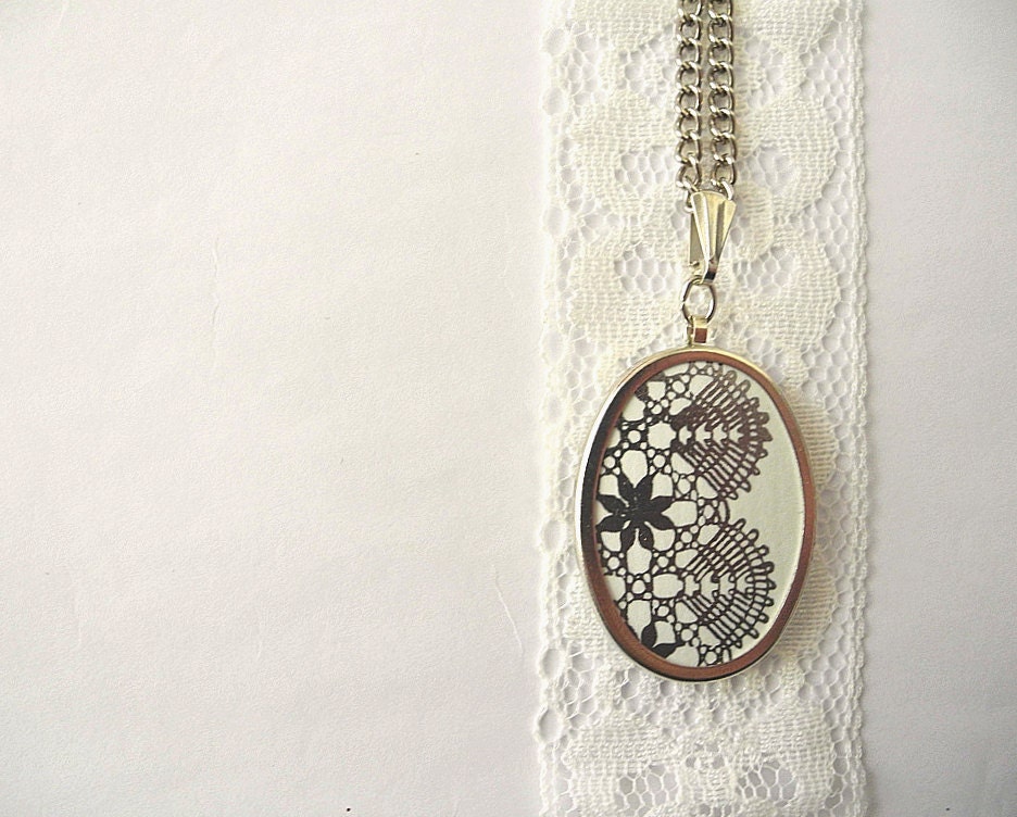 Silver lace pendant, Spring Jewelry, Easter Jewelry,Lace Necklace,Bridesmaid jewelry