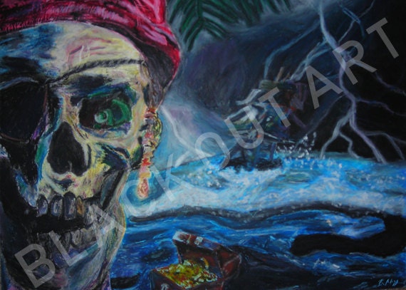 The Pirates Are Coming: Digital Print- 5x7