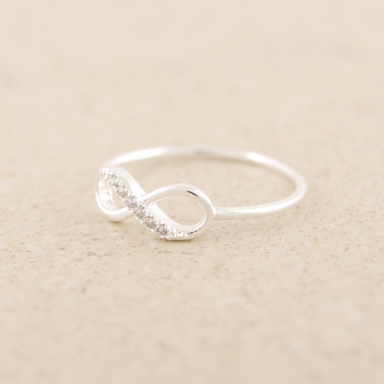 Infinity Ring in Silver