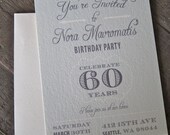 Printable Milestone Birthday Invitation: 20's, 30's, 40's, 50's, 60's, 70's, 80's