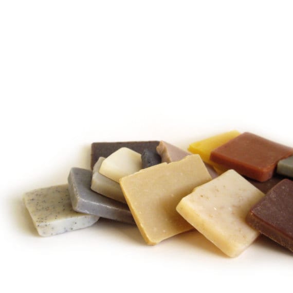 Soap set Sampler - Vegan Soap, Unscented Soap, All Natural Soap,
