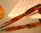 Wood pen stylus in stunning abstract triple wood pattern