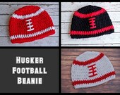 TODDLER - Husker Football Beanie