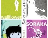 Pharapack 4: Set of Any Four(4) Prints