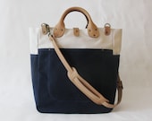 Garrison Bag (Natural/Navy)