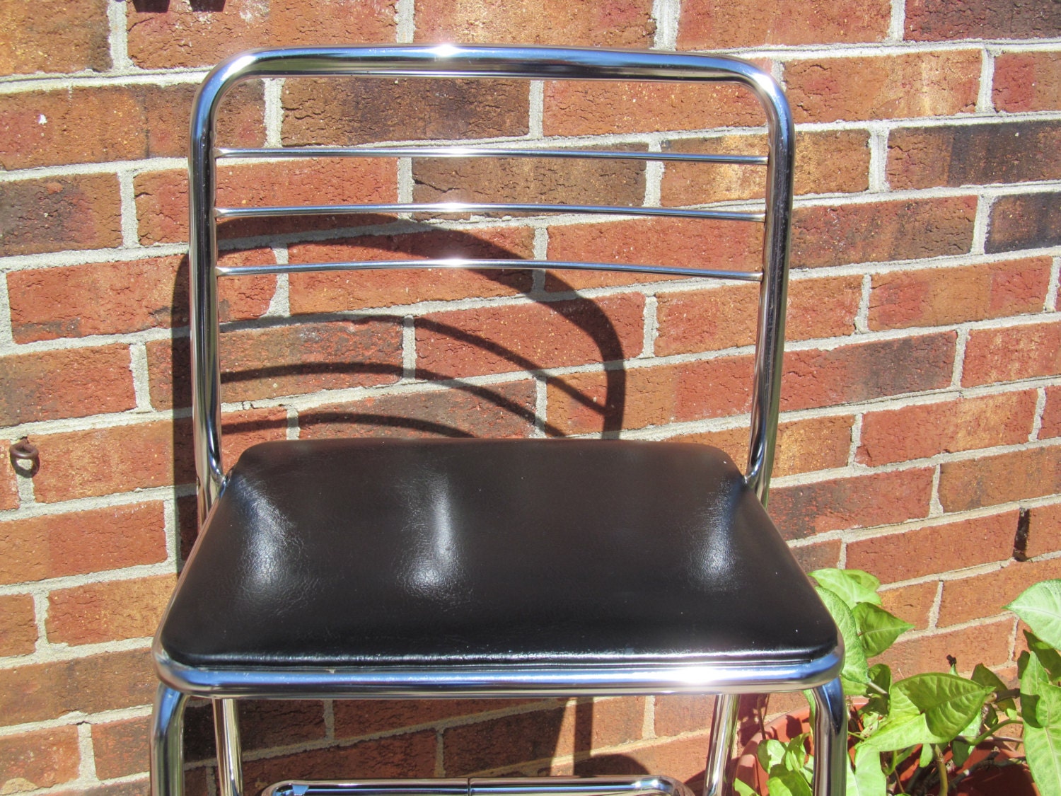 Vintage Cosco Folding Kitchen Step Stool Chair