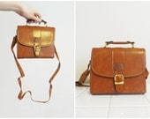 Small Benny Satchel in Tan