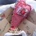 HANDMADE HEART and CARD Primitive Heart,  Rustic Heart