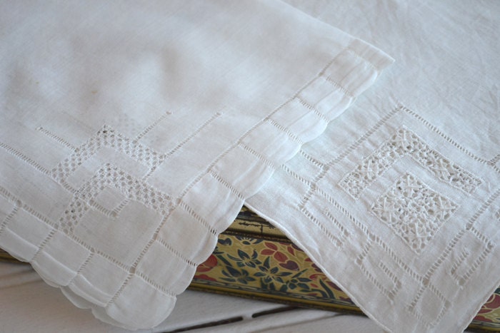 Two Lovely Vintage Hankies, Brides/Bridesmaids Hankies