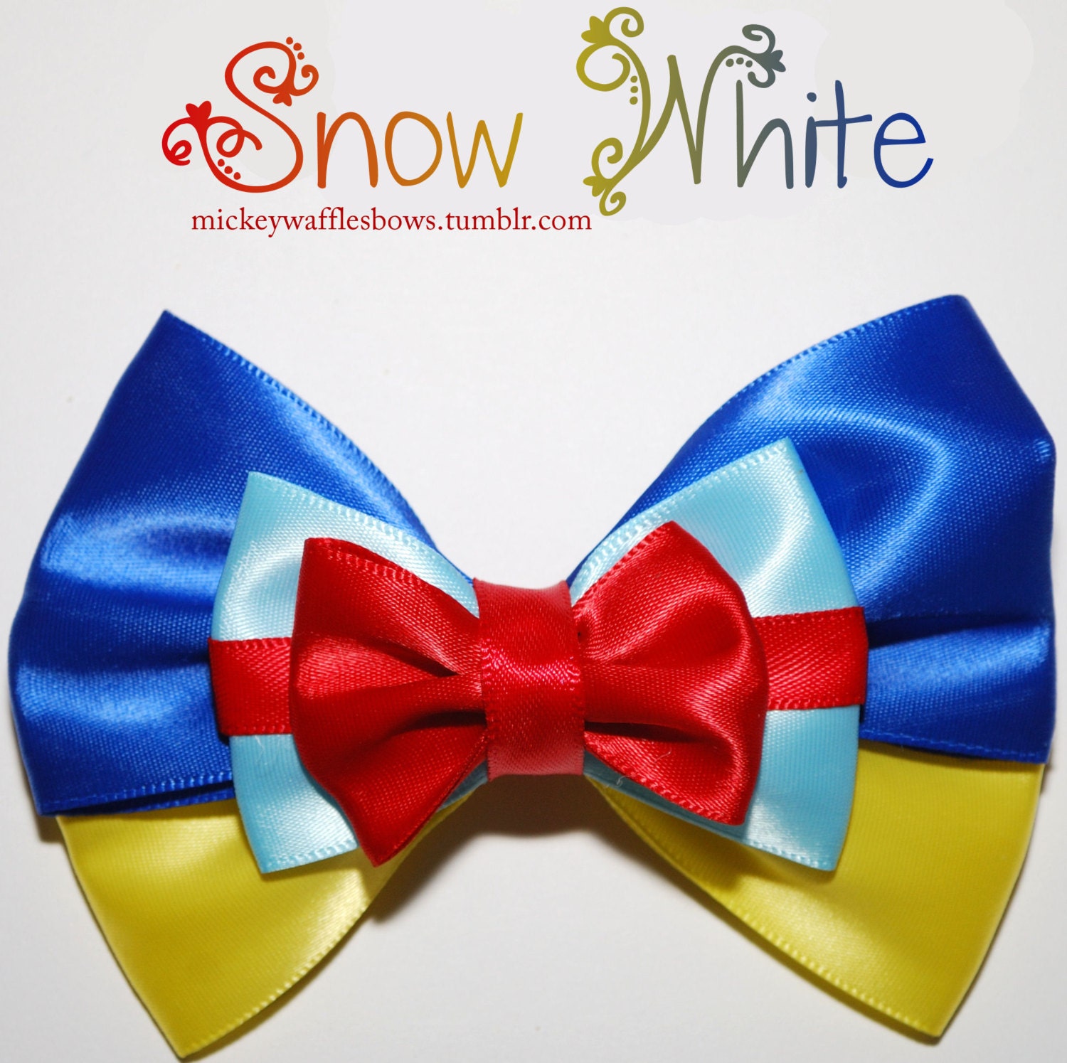 Snow White Hair Bow
