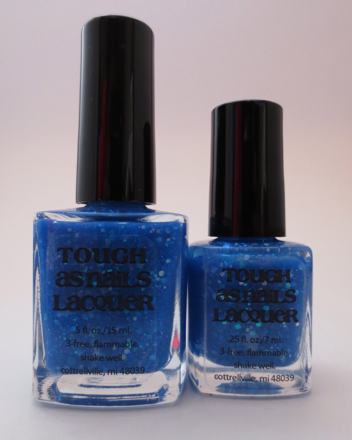 Beyond Bright Blue Sky SHORTY SIZE (.25 fl oz/7 ml) Handmade Nail Lacquer