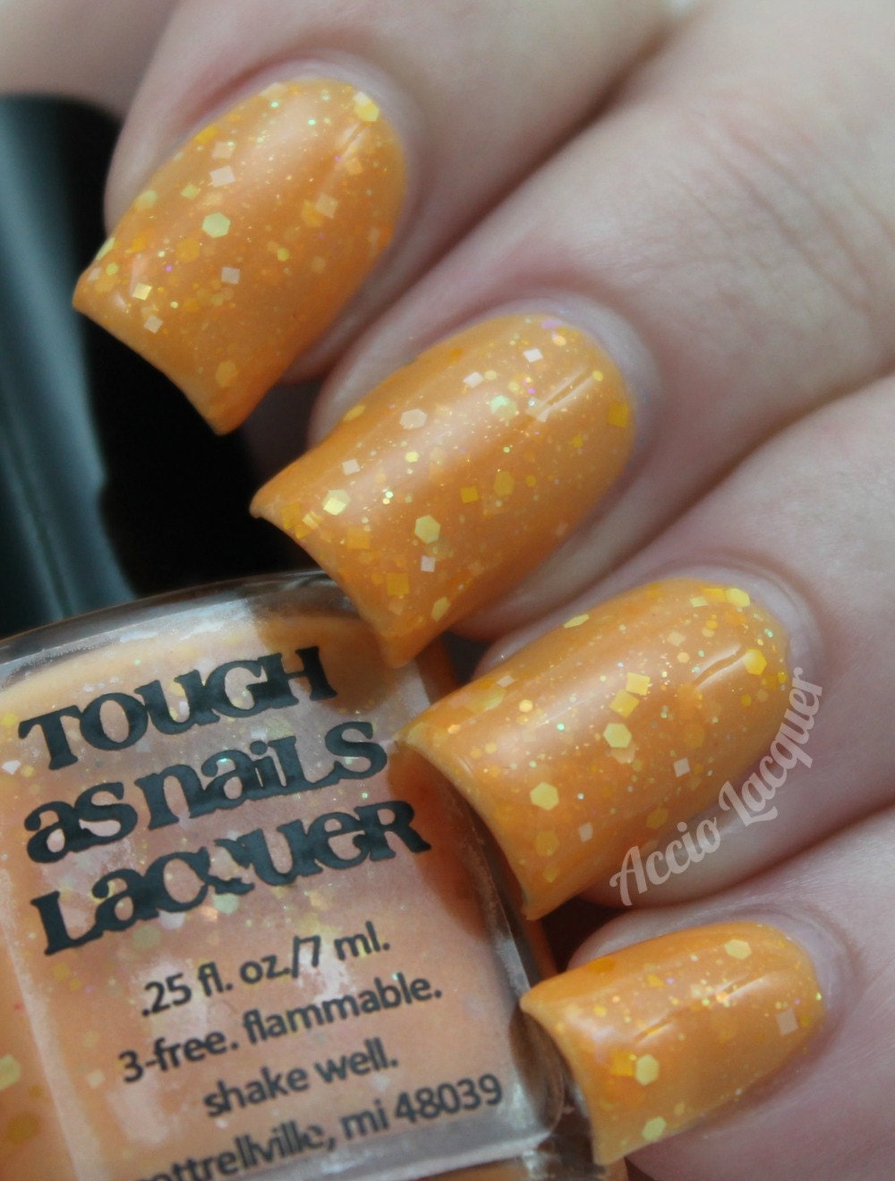 Orange Whip FULL SIZE (.5 fl oz/15 ml) Handmade Nail Lacquer