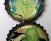 DISCOUNT Green Lantern Kyle Rayner Guy Gardner Corps Handmade Buttons Set of 13