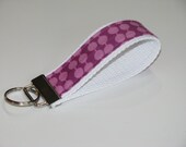 White Purple Beads Key Chain