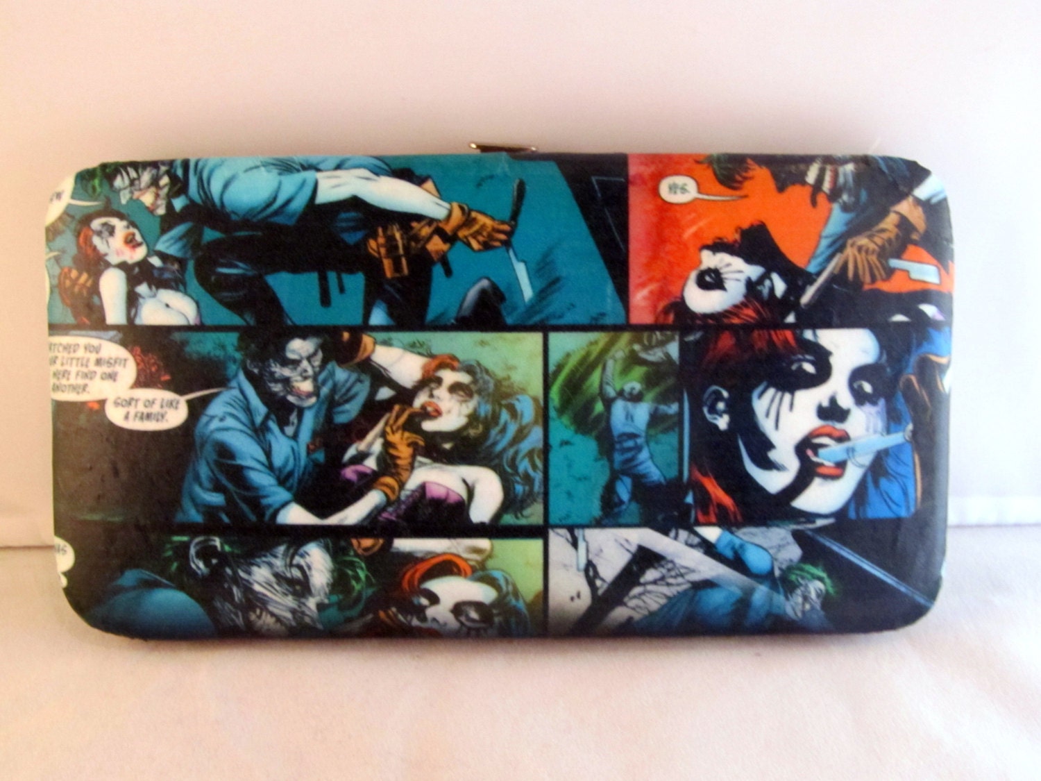 Harley Quinn & Joker Women's Wallet / Clutch - Made to Order