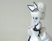 Custom Monster High Doll- Frankie Stein Repaint as Marie Antoinette by chilisugarcookie