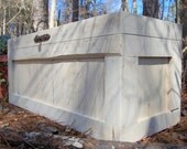 Large Cream Hope Chest/Coffee Table/End of the Bed Bench /Storage