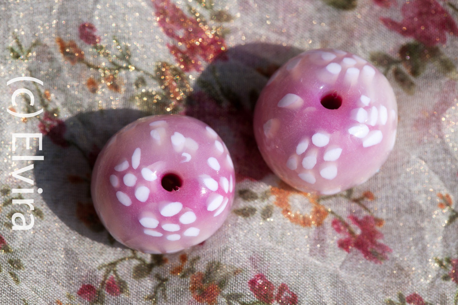 Polymer Clay Bead Set, Focal beads, Polymer clay beads, Fimo, jewelry supplies,