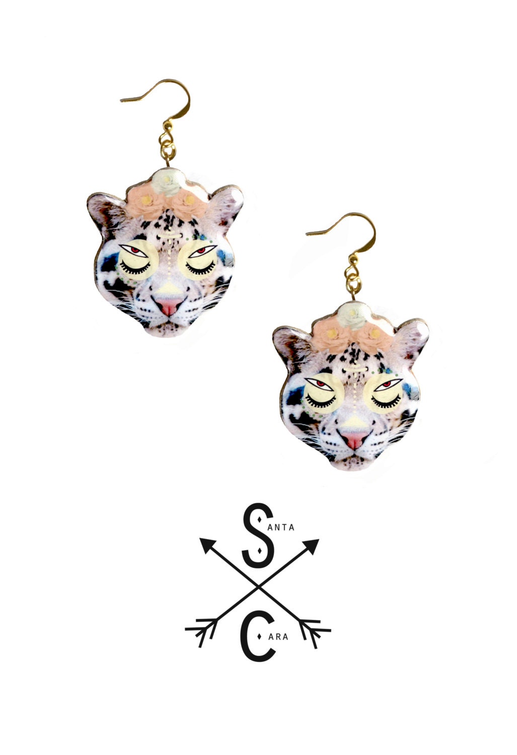 Earrings PANTERA NEBULA