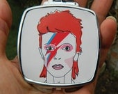 David Bowie Compact Mirror Handbag Mirror