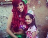 Little Mermaid, Princess Ariel inspired wig EXTRA LONG