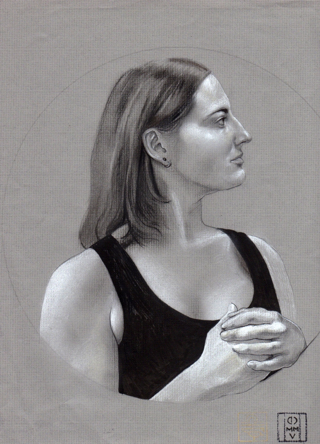 Portrait Study original drawing